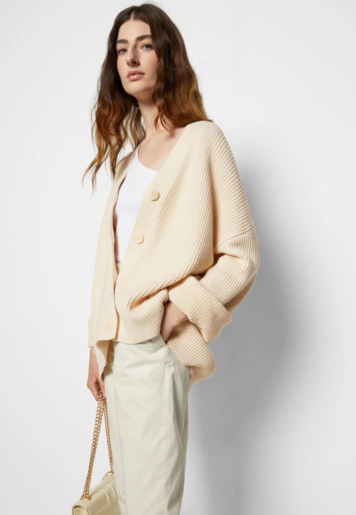 Samsøe Samsøe JESS CARDIGAN - Cardigan - Whitecap Gray 6 Samsøe Samsøe JESS CARDIGAN - Cardigan - Whitecap Gray - Image 5