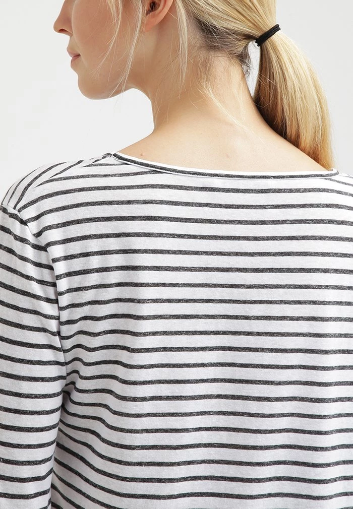 Samsøe Samsøe NOBEL STRIPE - Long Sleeved Top - Black Stripe 8 Samsøe Samsøe NOBEL STRIPE - Long Sleeved Top - Black Stripe - Image 6