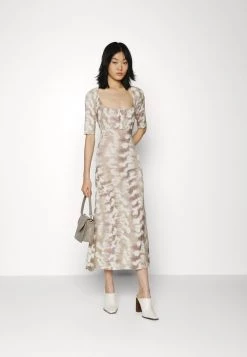 Samsøe Samsøe ULRIKA DRESS - Jersey Dress - Blurred Brown -Samsøe Sales Store 4ee9fec021a44386bed0f840f1781687