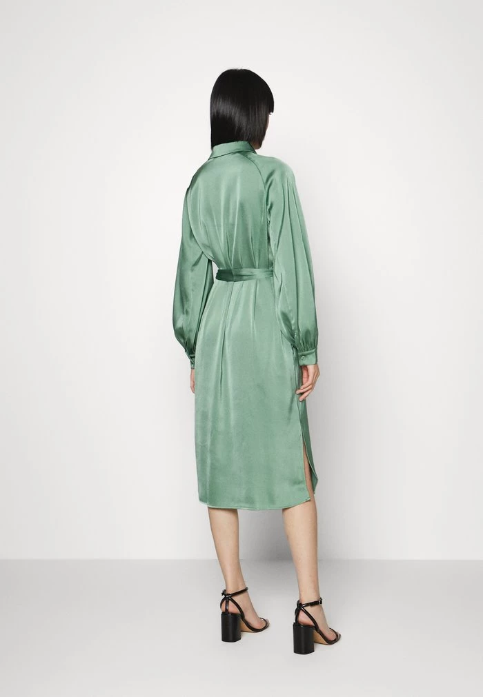 Samsøe Samsøe NIKA DRESS - Shirt Dress - Dark Ivy 5 Samsøe Samsøe NIKA DRESS - Shirt Dress - Dark Ivy - Image 3