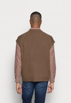 Samsøe Samsøe KIM CREW NECK VEST - Jumper - Brown -Samsøe Sales Store 54b8065d5a47411d80f34633da47e737