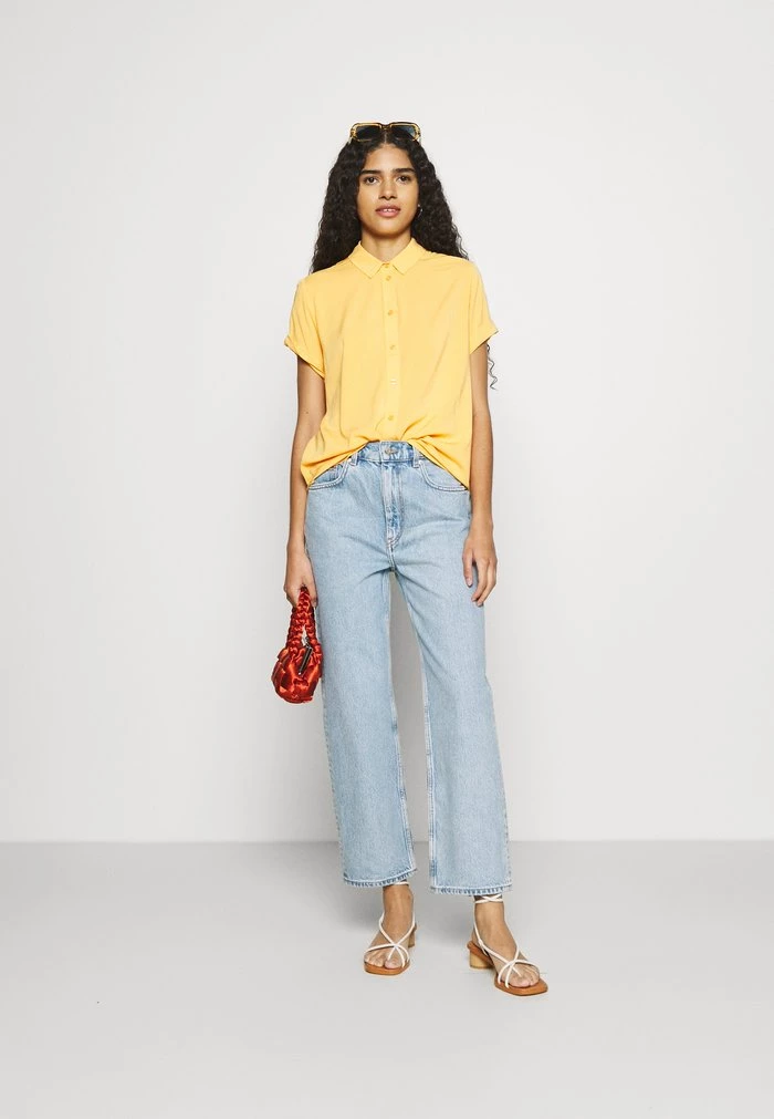 Samsøe Samsøe MAJAN SHIRT - Button-down Blouse - Jurassic Gold 4 Samsøe Samsøe MAJAN SHIRT - Button-down Blouse - Jurassic Gold - Image 2