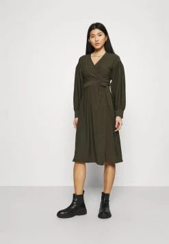 Samsøe Samsøe MERRILL DRESS - Day Dress - Black Olive 11 Samsøe Samsøe MERRILL DRESS - Day Dress - Black Olive -Samsøe Sales Store 5929dac41bf448d6b6727d33d557e858