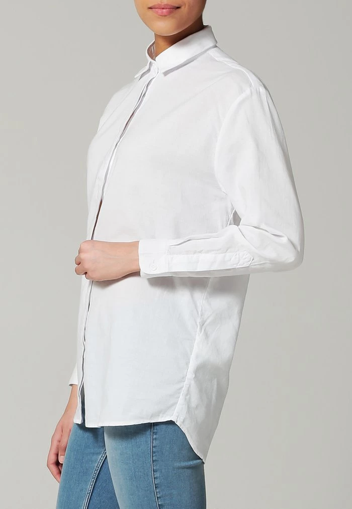 Samsøe Samsøe CAICO - Button-down Blouse - White 5 Samsøe Samsøe CAICO - Button-down Blouse - White - Image 3