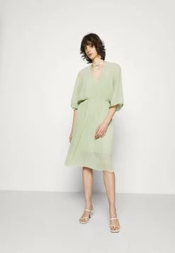 Samsøe Samsøe ANDINE DRESS - Day Dress - Fog Green -Samsøe Sales Store 5bd977558dc949ffa8c8f748ae252cb5
