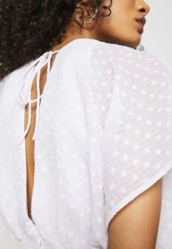 Samsøe Samsøe VAAL SHORT DRESS - Day Dress - White -Samsøe Sales Store 5c29e75bd32344a29f426dfb5112c624