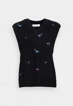 Samsøe Samsøe NORA VEST - Jumper - Black -Samsøe Sales Store 5ce4852f7799421f90f908a0dd38e003