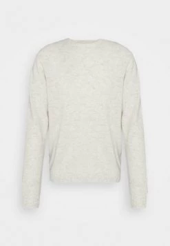 Samsøe Samsøe SYLLI CREW NECK - Jumper - White Melange -Samsøe Sales Store 5d5f9297bf8742848edfcd895e3d8646