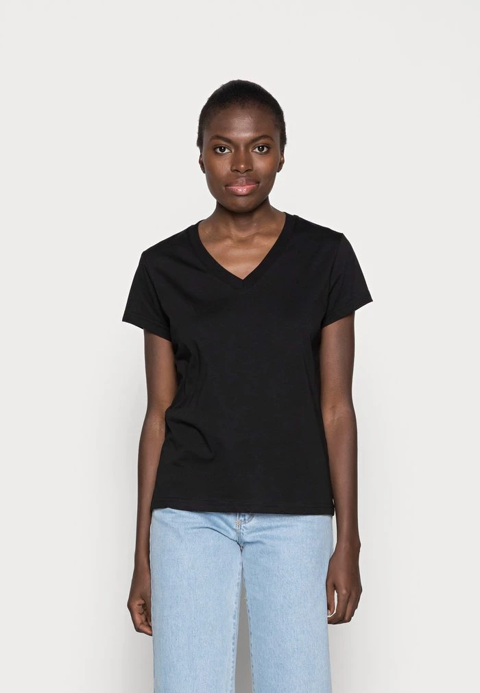 Samsøe Samsøe SOLLY - Basic T-shirt - Black 3 Samsøe Samsøe SOLLY - Basic T-shirt - Black