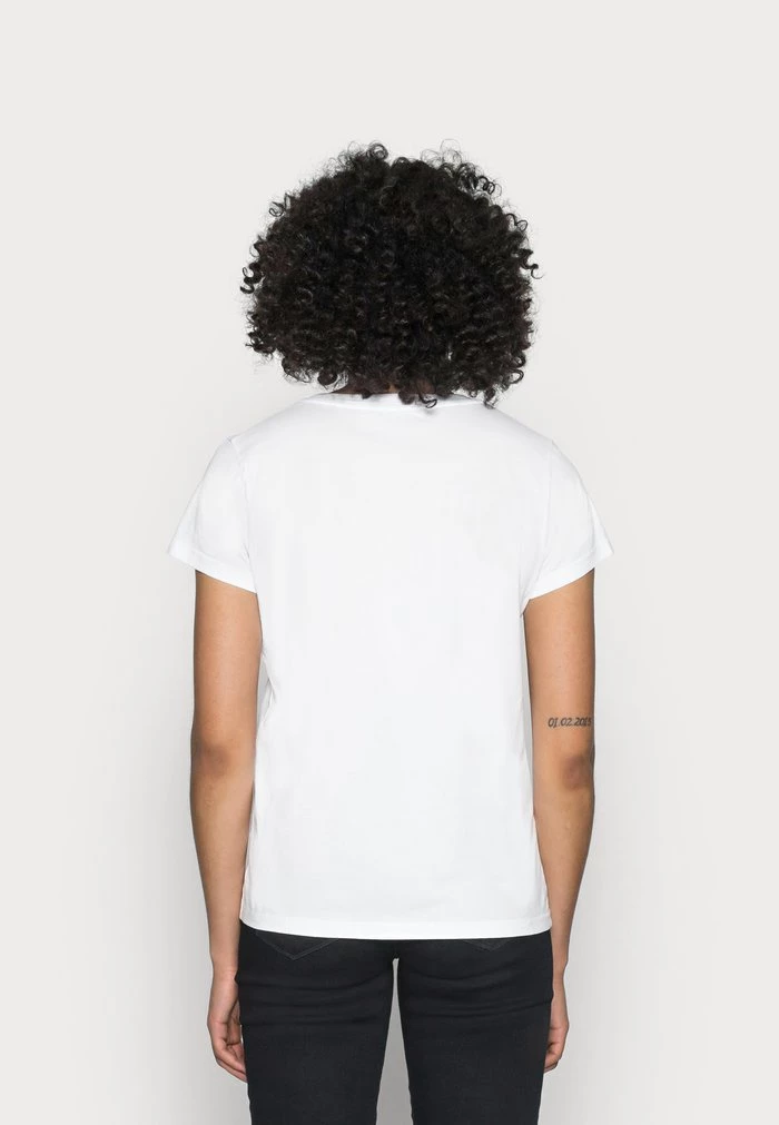 Samsøe Samsøe SOLLY - Basic T-shirt - White 5 Samsøe Samsøe SOLLY - Basic T-shirt - White - Image 3