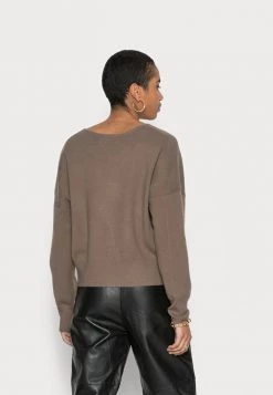 Samsøe Samsøe NIKA V NECK - Jumper - Chocolate Chip -Samsøe Sales Store 60299dd09e3f45f0b91cf3451ad8cd01