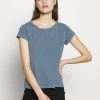 Samsøe Samsøe LISS - Basic T-shirt - Blue Mirage -Samsøe Sales Store 6257527059c64cba838941a0162c6e91