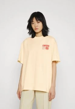 Samsøe Samsøe SUN - Print T-shirt - Cornhusk