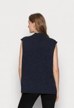 Samsøe Samsøe AMAR VEST - Jumper - Sky Captain -Samsøe Sales Store 6442a56d2b024c00ac66199cbf71a296