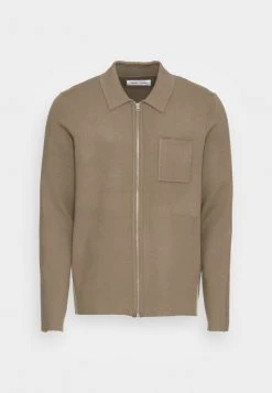 Samsøe Samsøe GUNA ZIP - Cardigan - Covert Green -Samsøe Sales Store 647568a5fb574d319ea45d46a1c087a8
