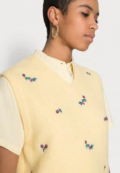 Samsøe Samsøe NORA VEST - Jumper - Double Cream -Samsøe Sales Store 64854b751f30419d89a549b10988bfd2