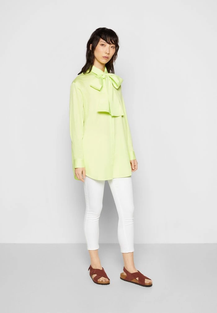 Samsøe Samsøe ASTA - Button-down Blouse - Daiquiri Green 7 Samsøe Samsøe ASTA - Button-down Blouse - Daiquiri Green - Image 5