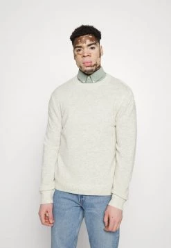 Samsøe Samsøe SYLLI CREW NECK - Jumper - White Melange