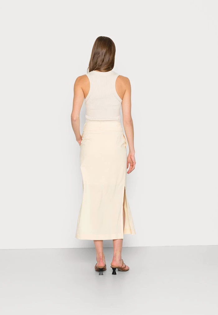 Samsøe Samsøe HOLLY SKIRT - Pencil Skirt - Cornhusk 5 Samsøe Samsøe HOLLY SKIRT - Pencil Skirt - Cornhusk - Image 3