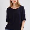 Samsøe Samsøe MAINS TEE - Blouse - Total Eclipse -Samsøe Sales Store 693b285885a04bf9aeb9dbf9555d1e68