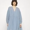 Samsøe Samsøe JOLIE DRESS - Day Dress - Dusty Blue -Samsøe Sales Store 69c13cf466fe4bc2978042e219a83f10