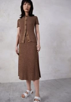 Samsøe Samsøe BONNIE SKIRT - Maxi Skirt - Cappuccino