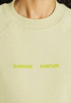 Samsøe Samsøe BARLETTA CREW NECK - Sweatshirt - Sage Green -Samsøe Sales Store 6d710aad9298422bac572e240fea3df6