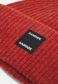 Samsøe Samsøe AMA BEANIE - Beanie - Red Ochre -Samsøe Sales Store 6f581050b6944e67b43c770d0ed3e388