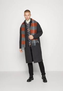 Samsøe Samsøe JACOB COAT - Classic Coat - Dark Grey Mel -Samsøe Sales Store 70cb4eec95b94067a77ee5985690ceae