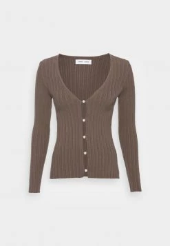Samsøe Samsøe JOAN CARDIGAN - Cardigan - Chocolate Chip -Samsøe Sales Store 70d15aa5fd9b481898d019ade970a573