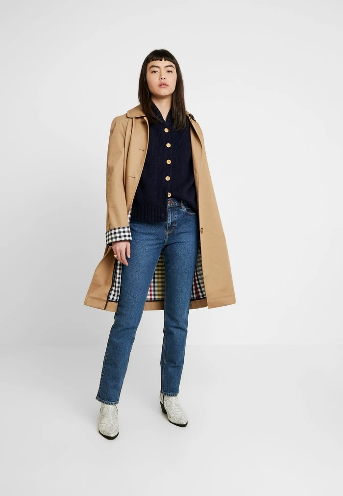 Samsøe Samsøe ADELINA - Straight Leg Jeans - Salt & Pepper 4 Samsøe Samsøe ADELINA - Straight Leg Jeans - Salt & Pepper - Image 2