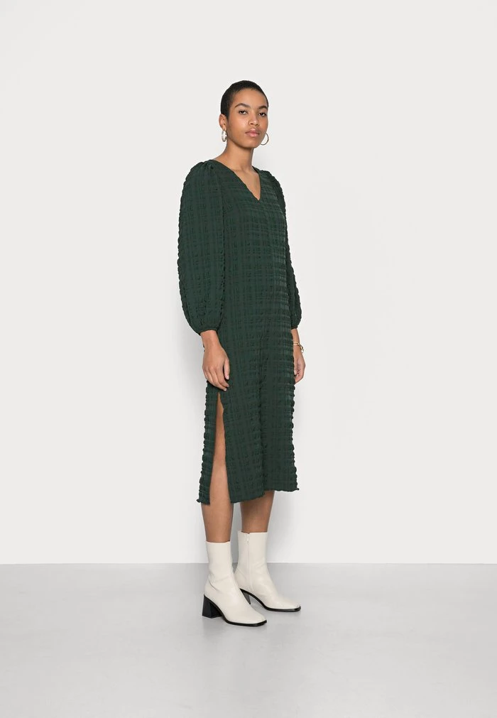 Samsøe Samsøe ANAI DRESS - Day Dress - Scarab 3 Samsøe Samsøe ANAI DRESS - Day Dress - Scarab