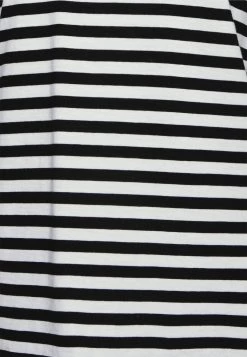 Samsøe Samsøe NOBIL - Long Sleeved Top - Black/white -Samsøe Sales Store 7428345a759c4da788d7fdec95dcbfbd