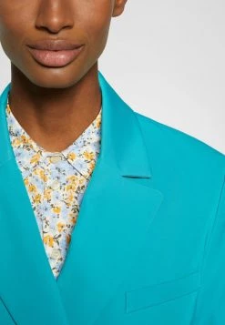 Samsøe Samsøe MAREN - Short Coat - Tile Blue -Samsøe Sales Store 745b6789534b43b9a079a3adcadc6bf6