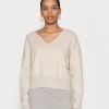 Samsøe Samsøe NIKA V NECK - Jumper - Oatmeal -Samsøe Sales Store 74943e73fe3944b39b6b8e7b995a689b