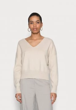Samsøe Samsøe NIKA V NECK - Jumper - Oatmeal