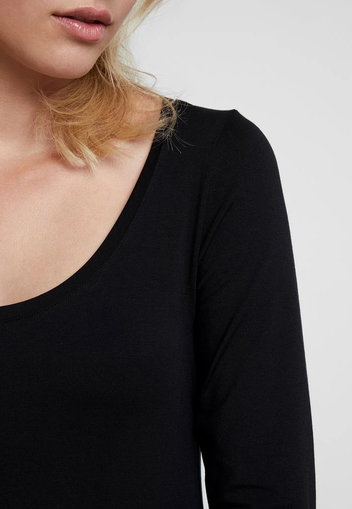 Samsøe Samsøe SOLID - Long Sleeved Top - Black 8 Samsøe Samsøe SOLID - Long Sleeved Top - Black - Image 6