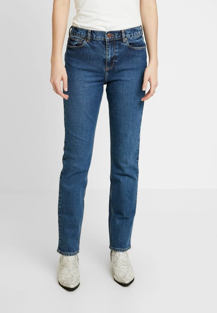 Samsøe Samsøe ADELINA - Straight Leg Jeans - Salt & Pepper 3 Samsøe Samsøe ADELINA - Straight Leg Jeans - Salt & Pepper