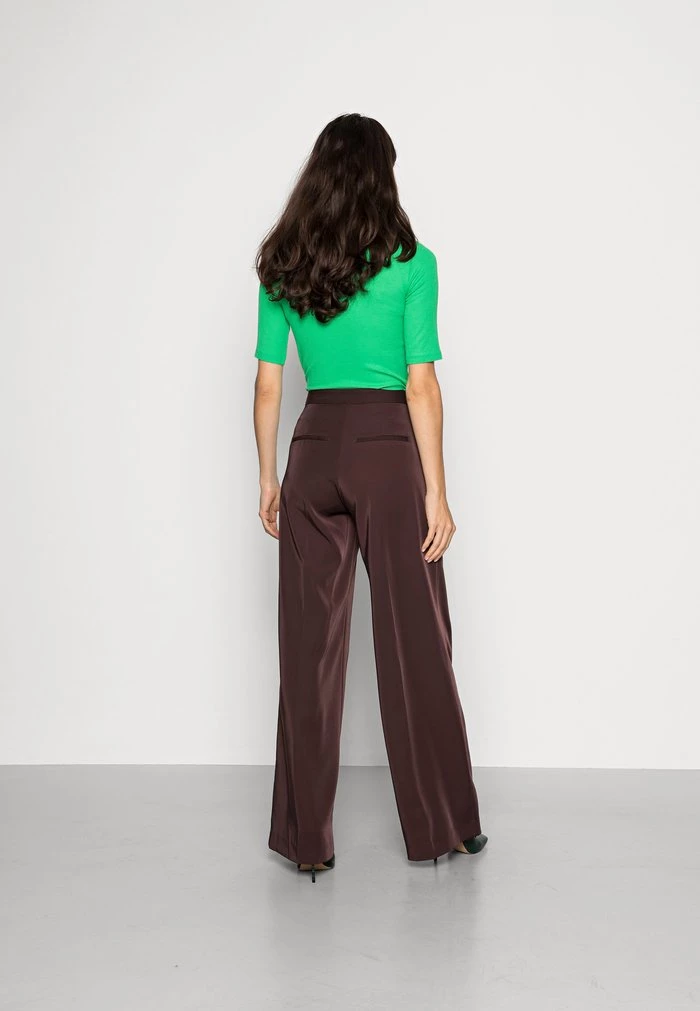 Samsøe Samsøe COLLOT TROUSERS - Trousers - Chocolate Plum 5 Samsøe Samsøe COLLOT TROUSERS - Trousers - Chocolate Plum - Image 3
