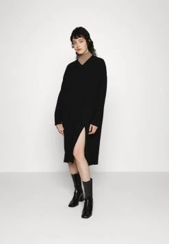 Samsøe Samsøe KEI V NECK DRESS - Jumper Dress - Black -Samsøe Sales Store 7b82c9081b874c34a51c2a2ae2e97105