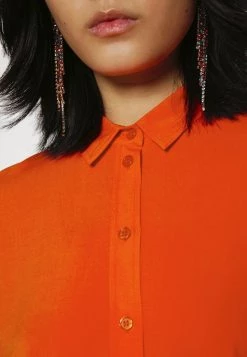 Samsøe Samsøe MAJAN SHIRT - Button-down Blouse - Spicy Orange -Samsøe Sales Store 7fad5bd80d824e0da44345accb1d44e9