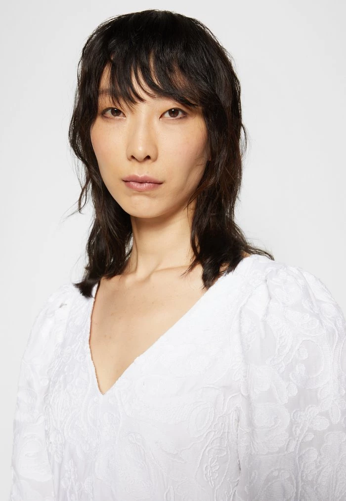 Samsøe Samsøe ANAI DRESS - Day Dress - Bright White 10 Samsøe Samsøe ANAI DRESS - Day Dress - Bright White - Image 8