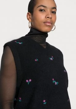 Samsøe Samsøe NORA VEST - Jumper - Black -Samsøe Sales Store 82e8fb684a7f4d729b273e444bba3c2b