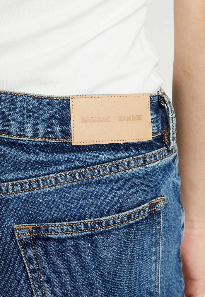 Samsøe Samsøe ADELINA - Straight Leg Jeans - Salt & Pepper 8 Samsøe Samsøe ADELINA - Straight Leg Jeans - Salt & Pepper - Image 6