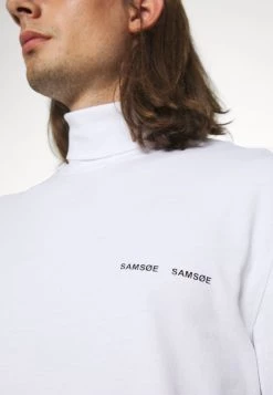 Samsøe Samsøe NORSBRO TURTLENECK - Long Sleeved Top - White -Samsøe Sales Store 8e38ed7ea7f24e8ca49c37fff642ff51