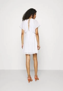 Samsøe Samsøe VAAL SHORT DRESS - Day Dress - White -Samsøe Sales Store 90513968bf8546cb8ed407c11a81b50b