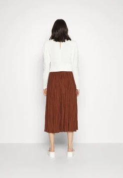 Samsøe Samsøe UMA SKIRT - Pleated Skirt - Cappuccino -Samsøe Sales Store 92409808e4354e9bbb3eb0a8f13ba722