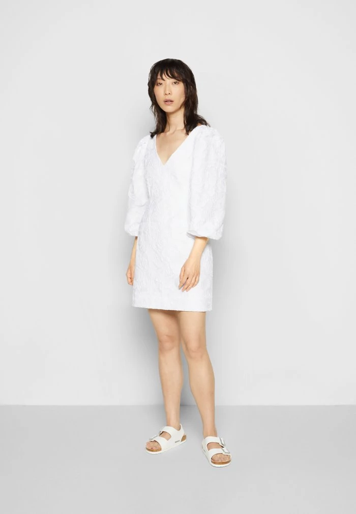 Samsøe Samsøe ANAI DRESS - Day Dress - Bright White 7 Samsøe Samsøe ANAI DRESS - Day Dress - Bright White - Image 5