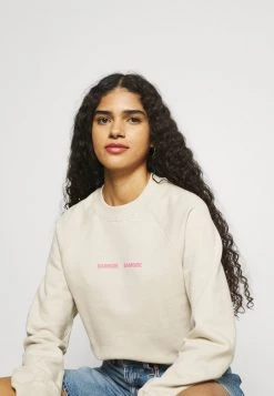 Samsøe Samsøe BARLETTA CREW NECK - Sweatshirt - Brown Rice -Samsøe Sales Store 93694e94524c4b778d15549663da82c8