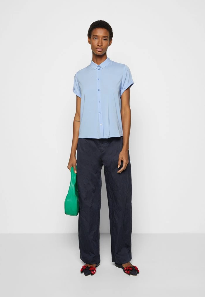 Samsøe Samsøe MAJAN SHIRT - Button-down Blouse - Serenity 4 Samsøe Samsøe MAJAN SHIRT - Button-down Blouse - Serenity - Image 2